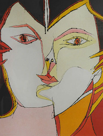 【真作保証】池田満寿夫 水彩原画 1965年 直筆サイン有り 絵画 池田満寿夫 陶板画