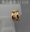 [11238] BVLGARI - ブルガリ ピアス - B. zero1 ビーゼロワン レジェンド シングルイヤリング Ⅼ(左) 356131