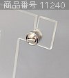 [11240] Cartier - カルティエ ピアス - K18WG ラブピアス シングル