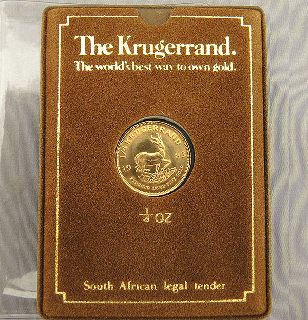 11146] 金製品 金貨 1/4oz クルーガーランド金貨 1983年 8.48g ...