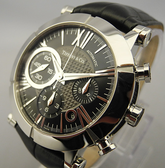 はあります Tiffany & Co. - ティファニー アトラス ジェント クロノグラフ 42ミリ メンズ 腕時計の通販 by Uたん's